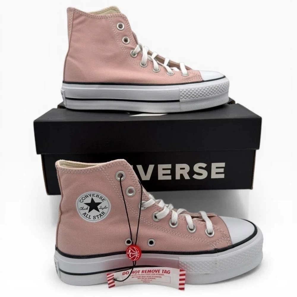 Converse Chuck Taylor All Star Platform Hi Pink Rose‎ Women's 6 Box